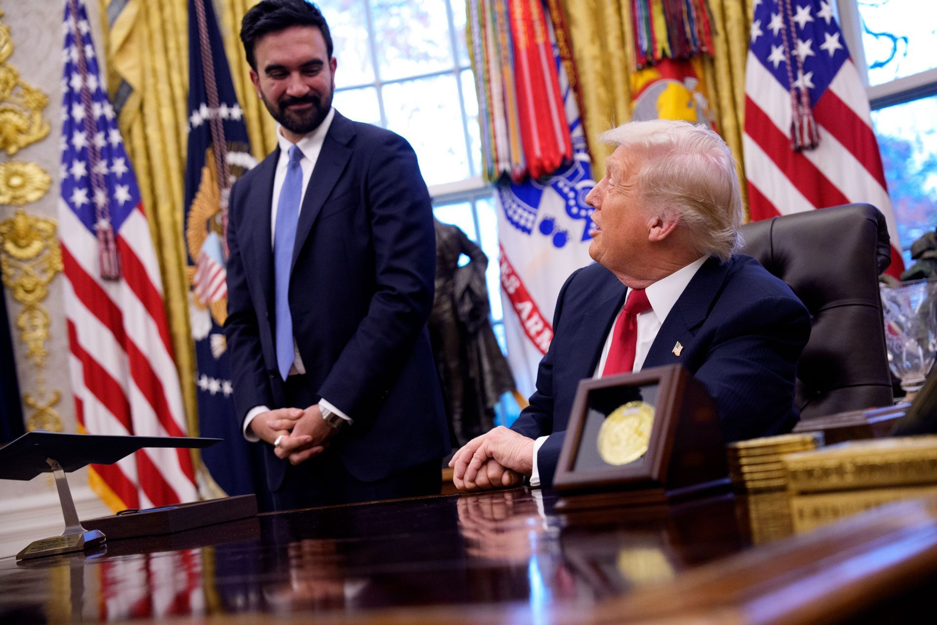 New York City Mayor-Elect Zohran Mamdani Meets With President Trump At The White House - Source: Getty