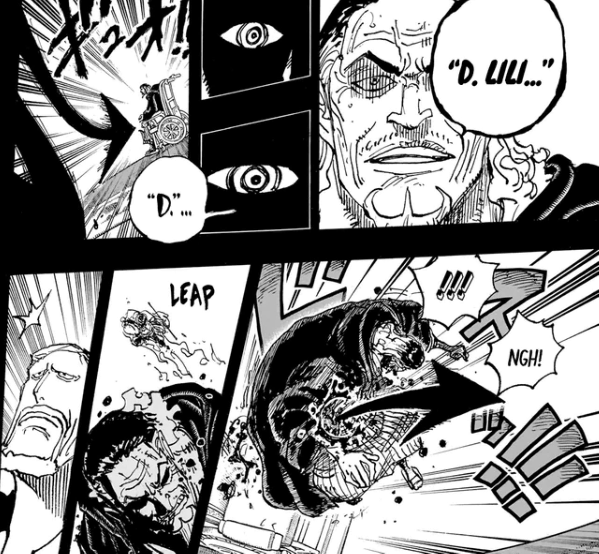 Lili being revealed as a D (Image Credit: Shueisha)