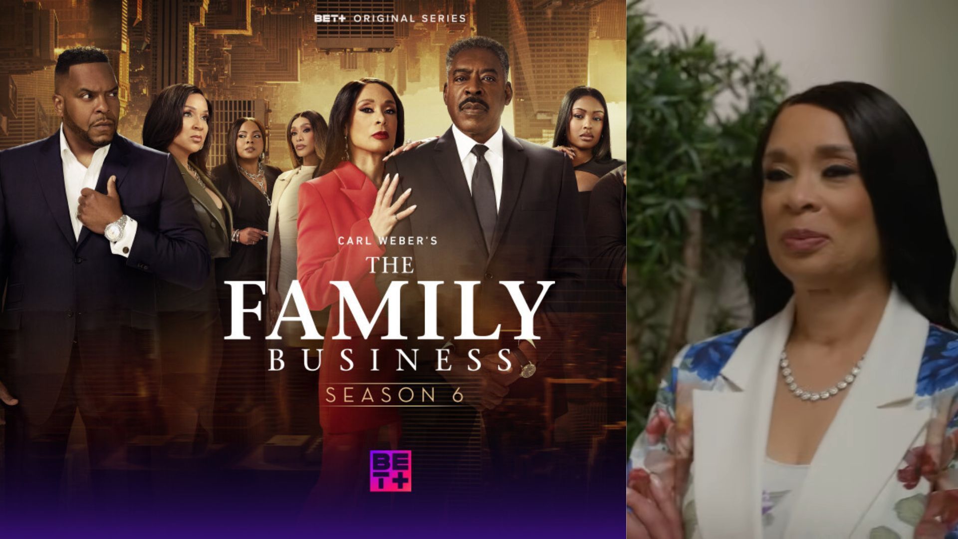 Valarie Pettiford stars on The Young and the Restless, and on The Family Drama with Ernie Hudson and Sean Ringgold | Image: BET+, YouTube