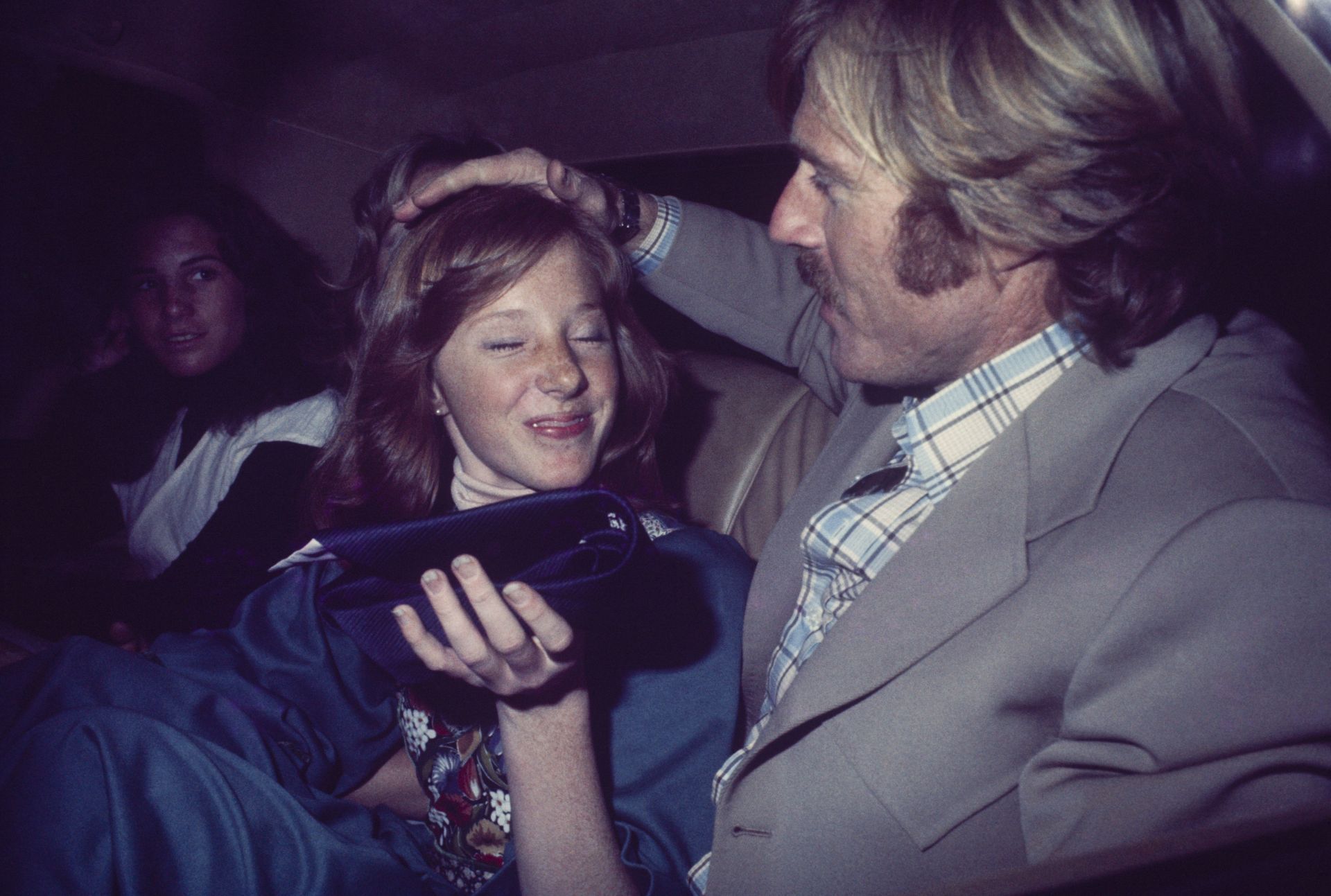 Robert Redford and his daughter, Amy in an old photo. (Photo by Art Zelin/Getty Images)