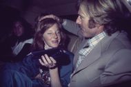 Robert Redford and his daughter, Amy in an old photo. (Photo by Art Zelin/Getty Images)