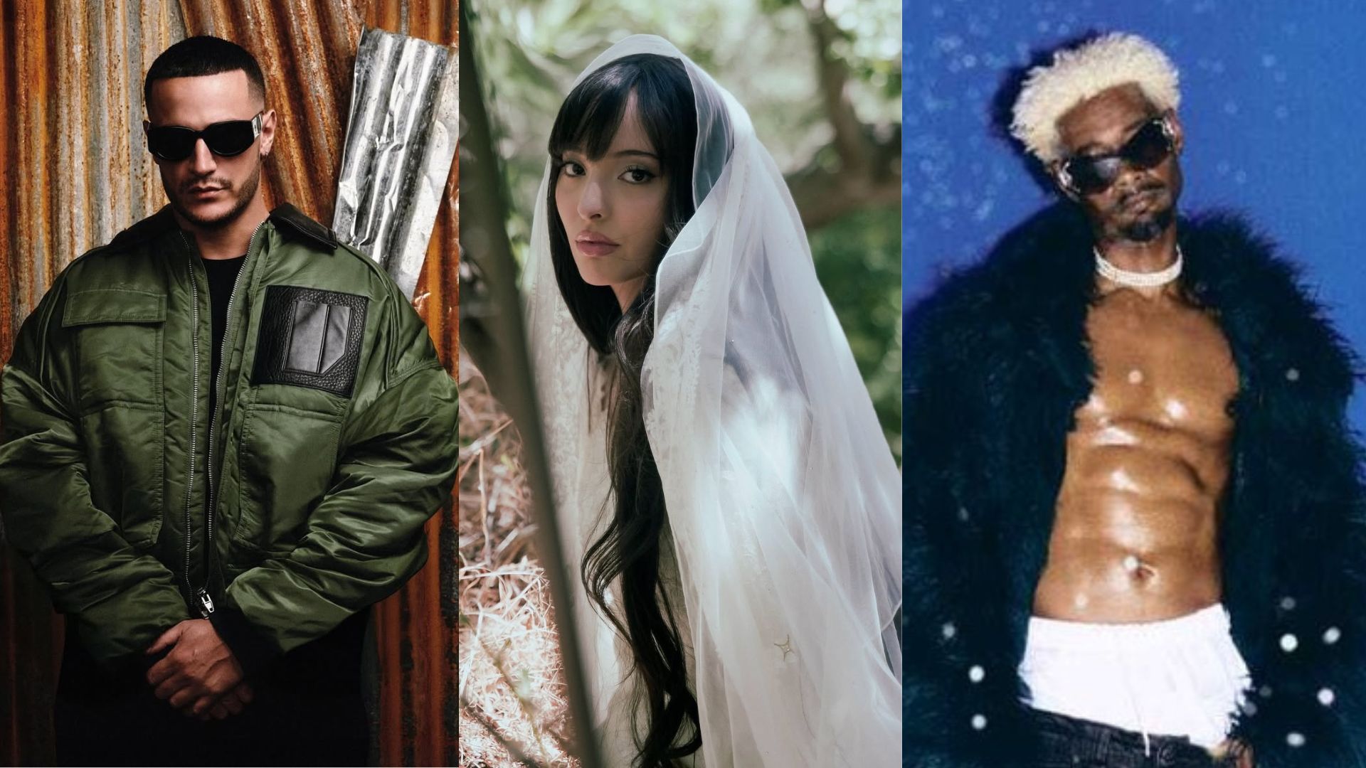 Faouzia, DJ Snake and Danny Brown (Image via Instagram/faouzia djsnake xdannyxbrownx)