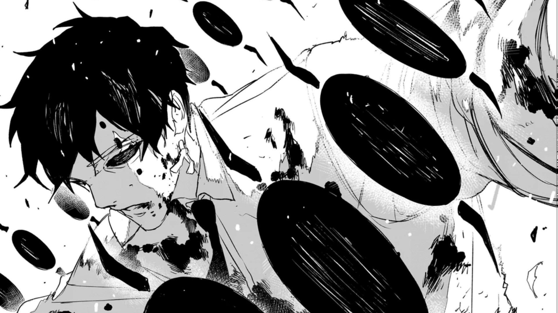 Yura using Magatsumi&#039;s power (Image Credit: Shueisha)