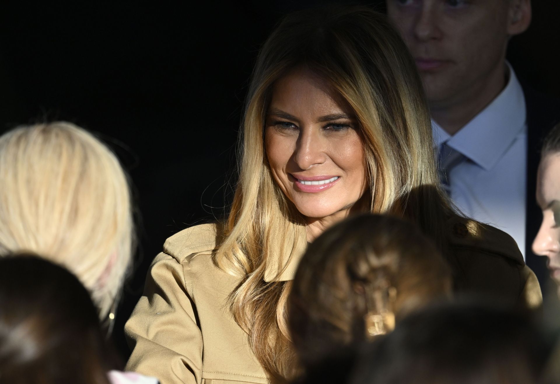 First Lady Melania Trump visits Camp Lejeune, North Carolina - Source: Getty