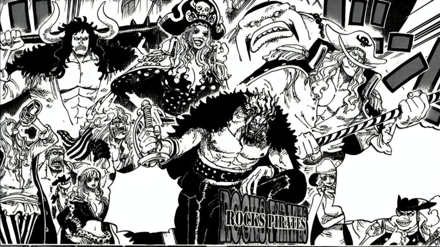 Rocks pirates as seen in manga (Image credit: Shueisha)