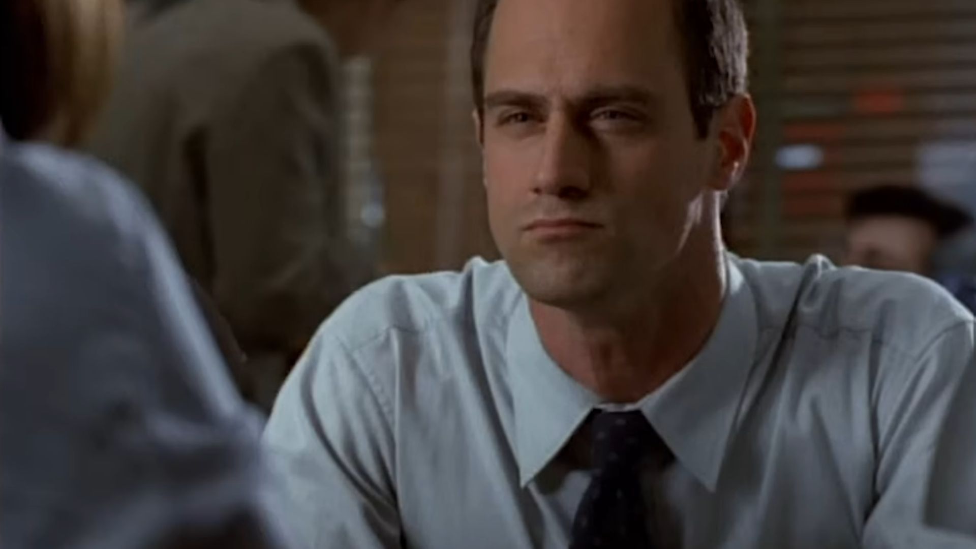 Christopher Meloni as Detective Elliot Stabler on Law &amp; Order: Special Victims Unit (Image Via: Law &amp; Order, YouTube)