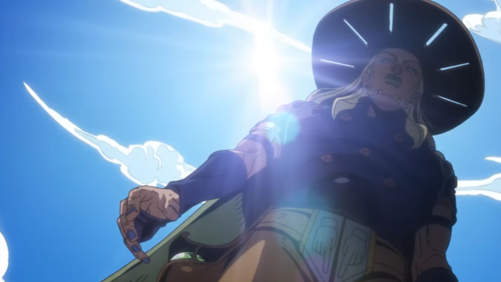 Gyro Zeppeli as seen in the trailer (Image Source: David Production)