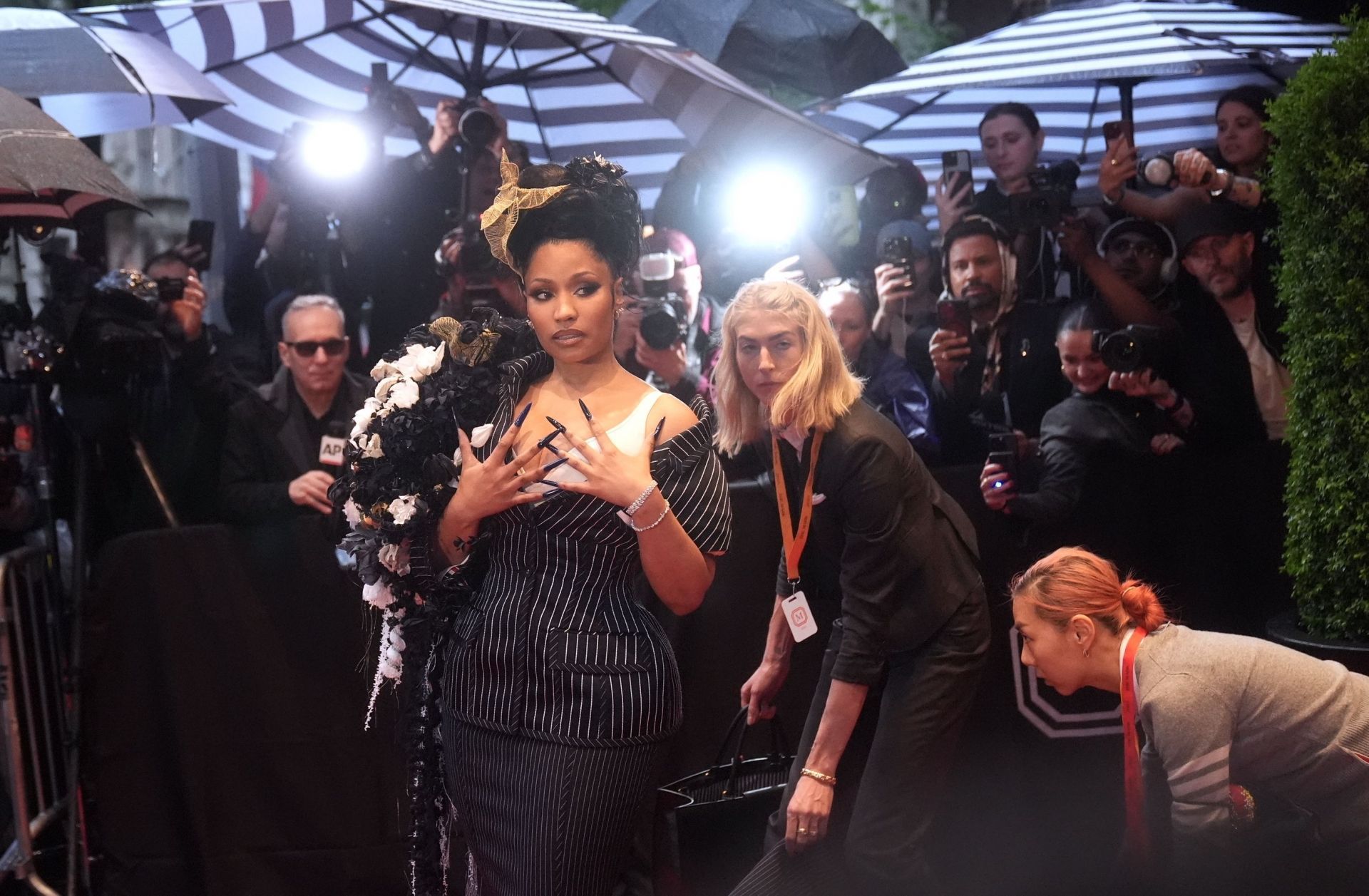 Celebrities head to The Met Gala: Departures from The Mark Hotel - Source: Getty