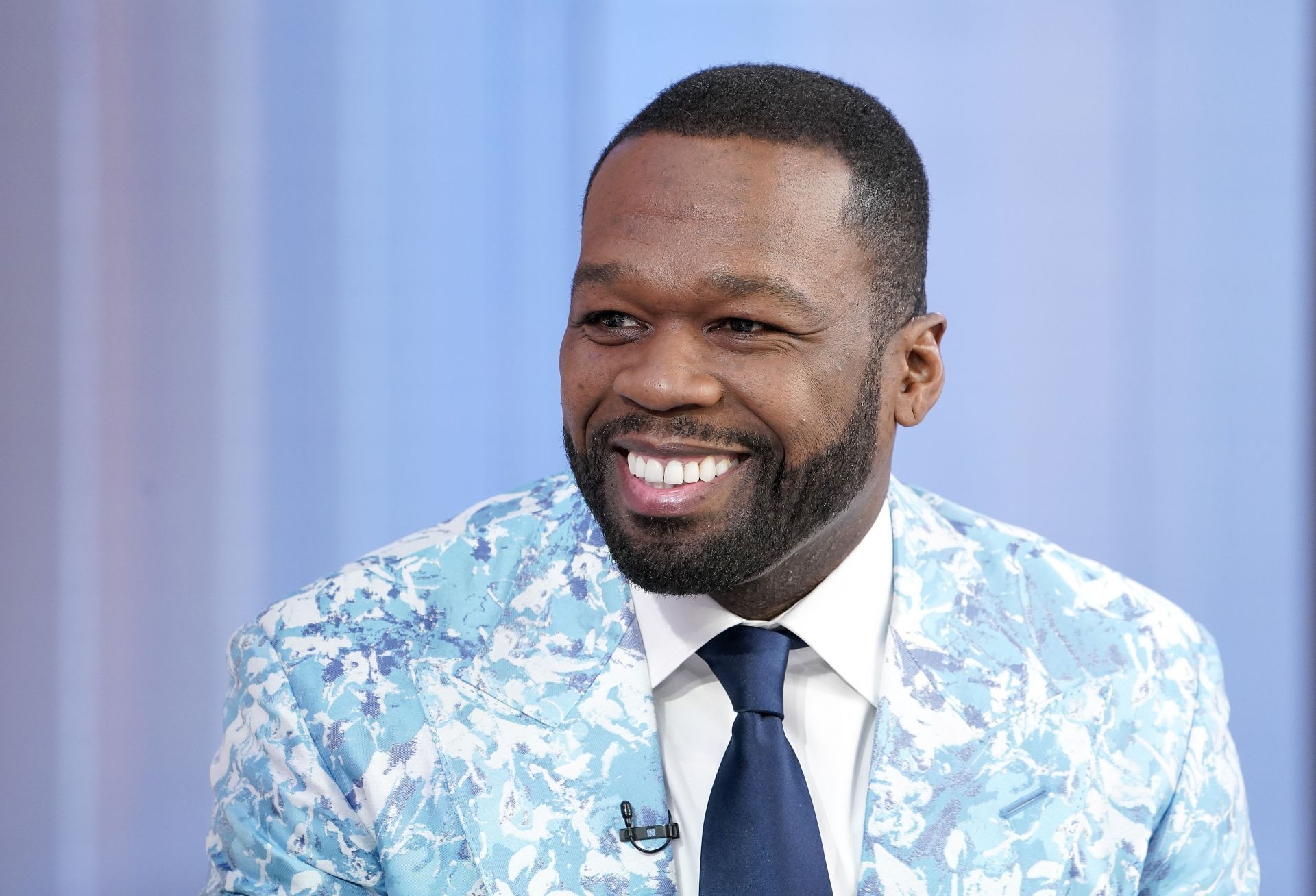 50 Cent Visits &quot;Fox &amp; Friends&quot; - Source: Getty