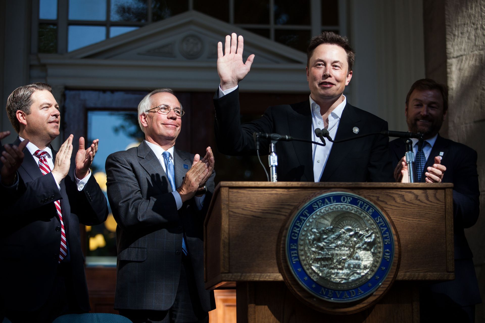 Electric Car Maker Telsa Announces Nevada Site For New Battery Factory - Source: Getty