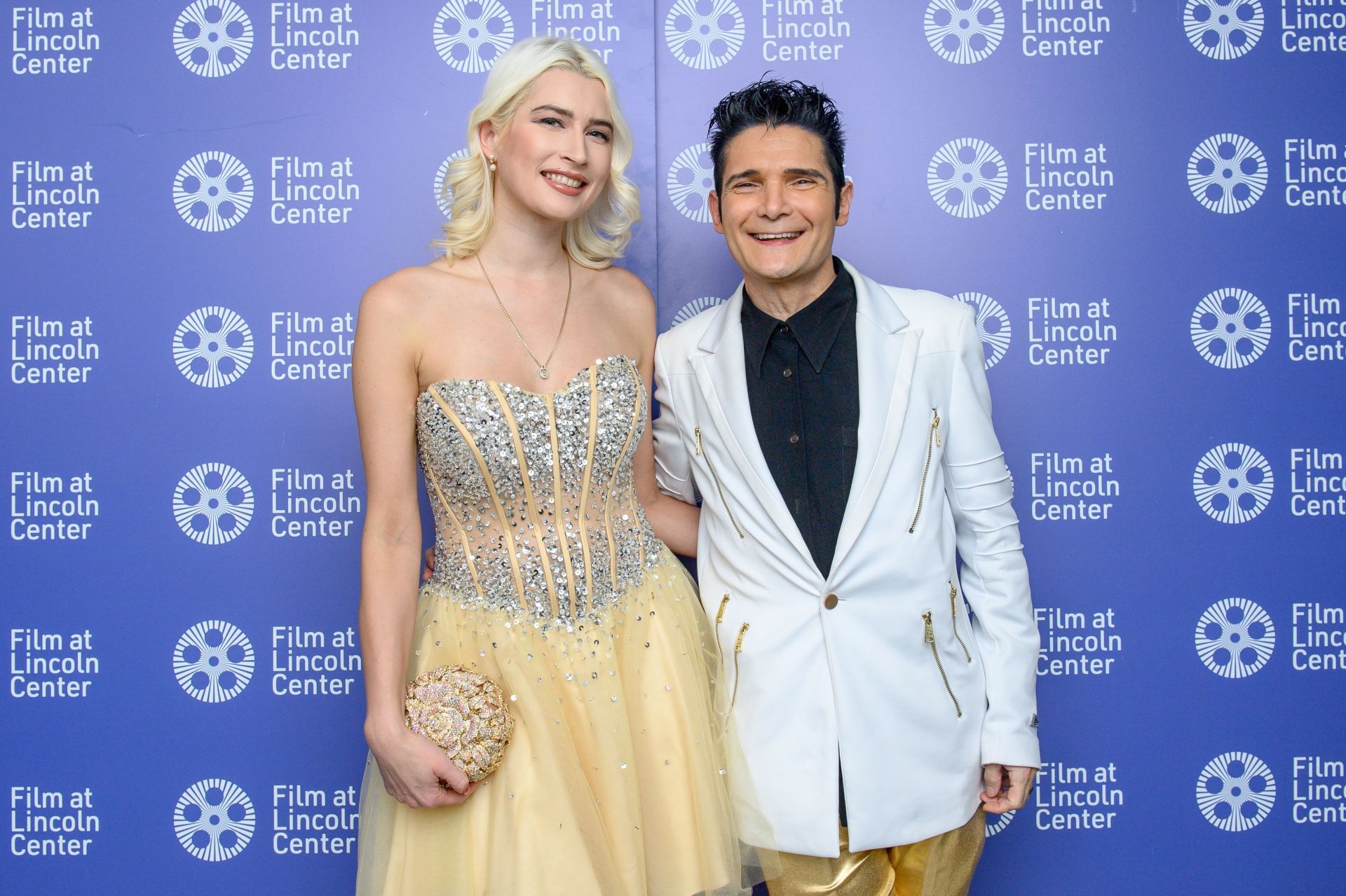 Corey Feldman and Courtney Anne Mitchell at &quot;The Birthday&quot; New York Screening (Image via Getty)