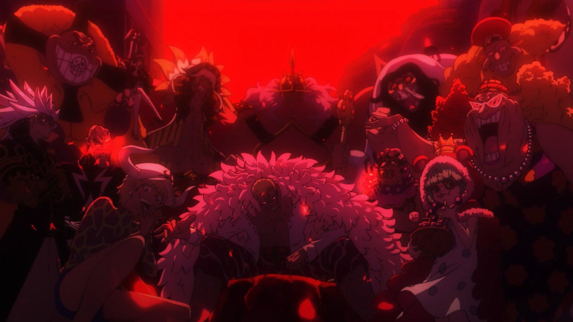 Doflamingo and his crew