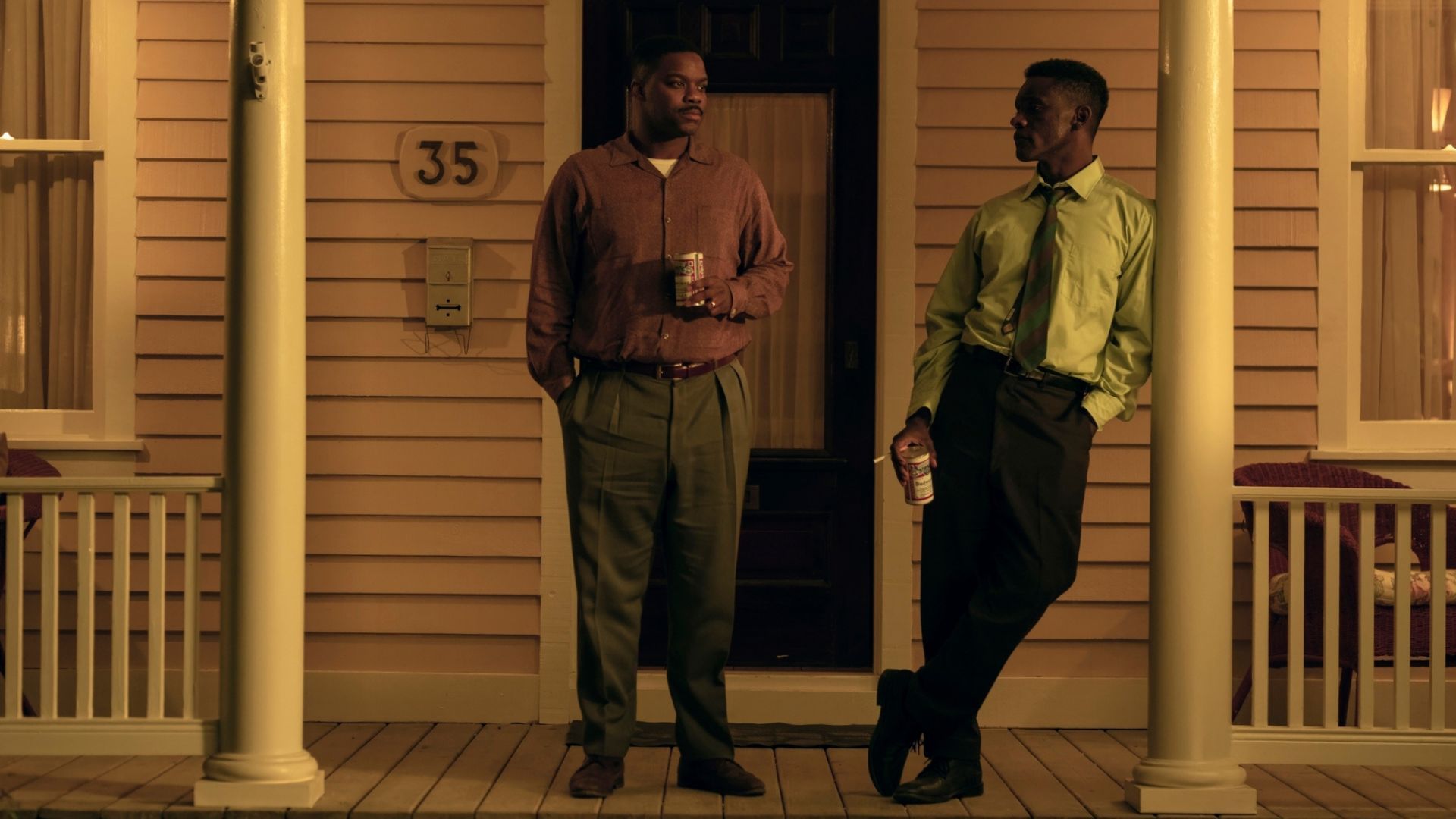 Jovan Adepo and Chris Chalk in the episode | Image Via: press.wbd.com