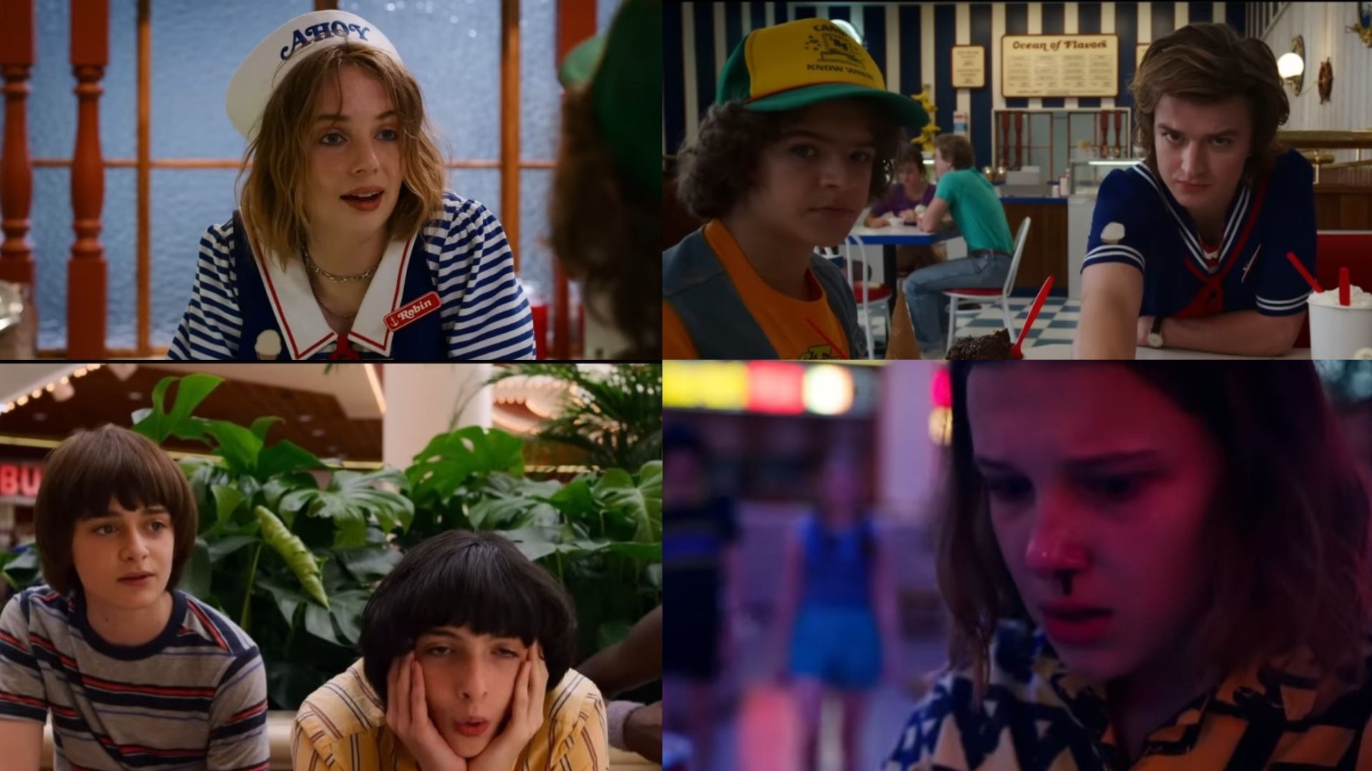 The Starcourt mall scenes from Stranger Things Season 3 were shot in Gwinnett Place Mall in Georgia (Images Via YouTube/@Stranger Things)
