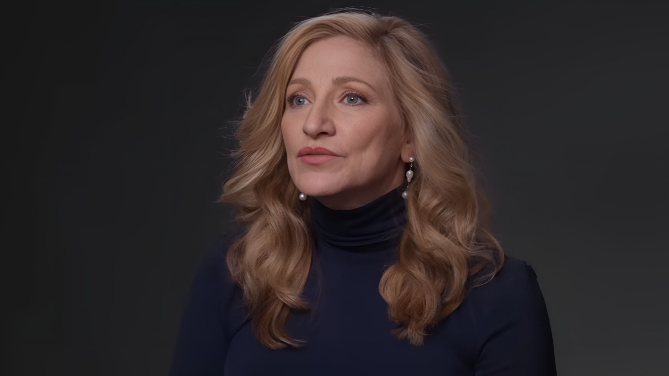 Edie Falco from Law &amp; Order True Crime ( Image via YouTube / Harper