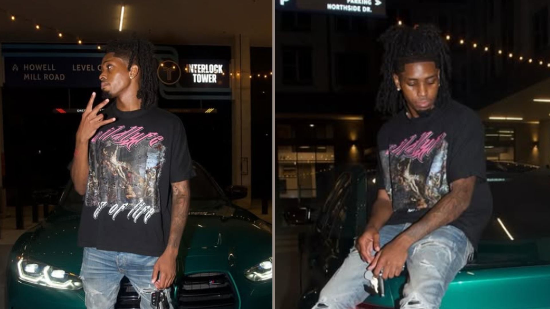 Twitch streamer MeltIsLIVE met with a car accident (Image via Instagram/@meltpaid)