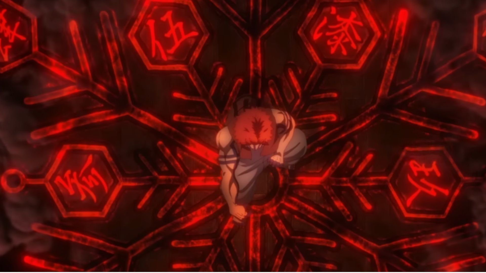 Akaza&#039;s Blood Demon Art (Image Source: Studio Ufotable)