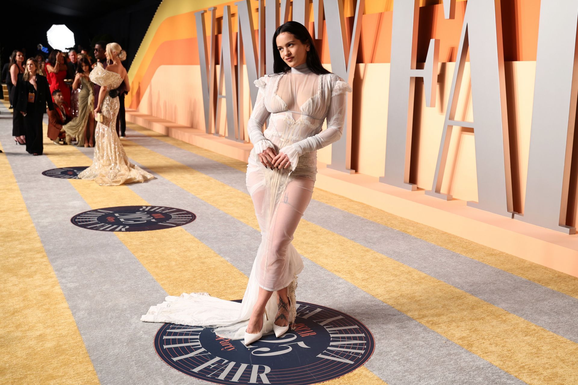 Rosal&iacute;a at a red carpet event - Source: Getty