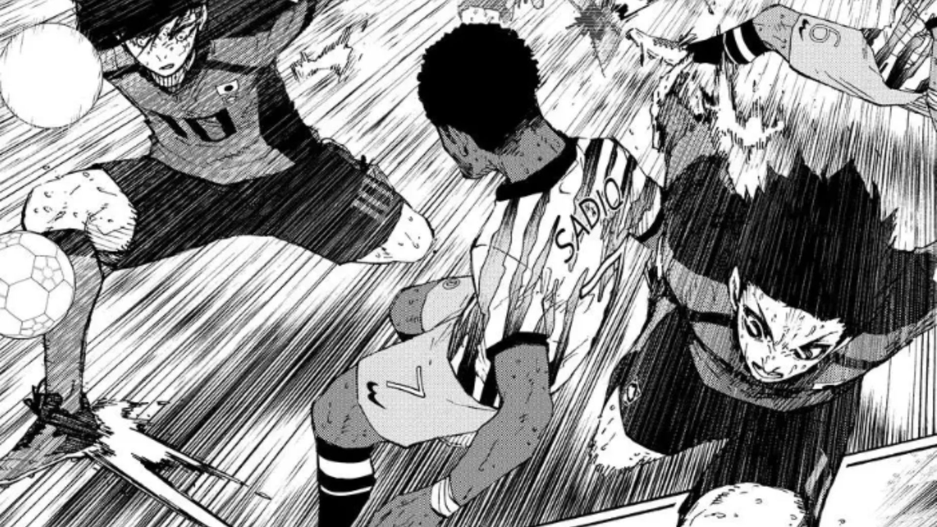 Isagi and Rin&#039;s one-to-one passes (Image Source: K Manga)