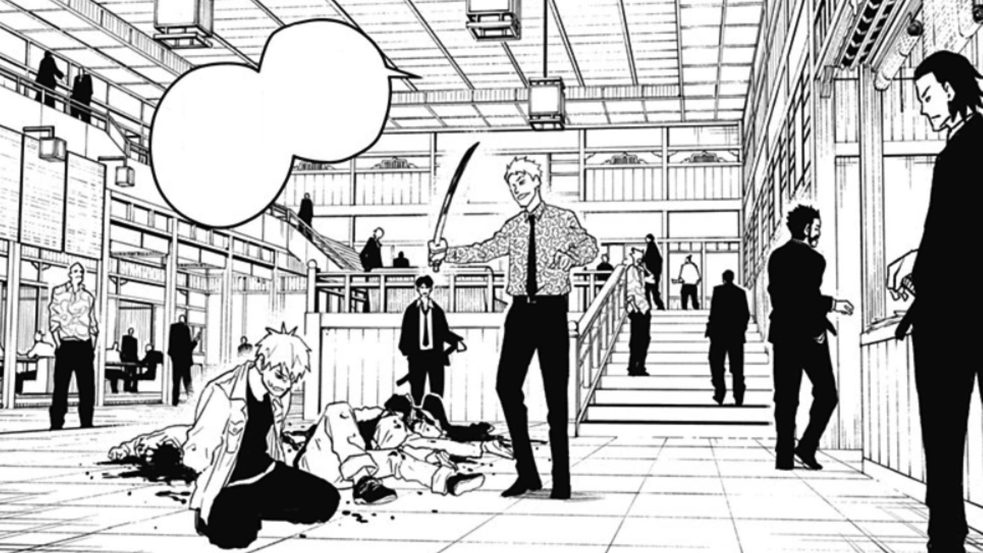 The Korogumi, an affiliate of the Hishaku (Image Credit: Shueisha)