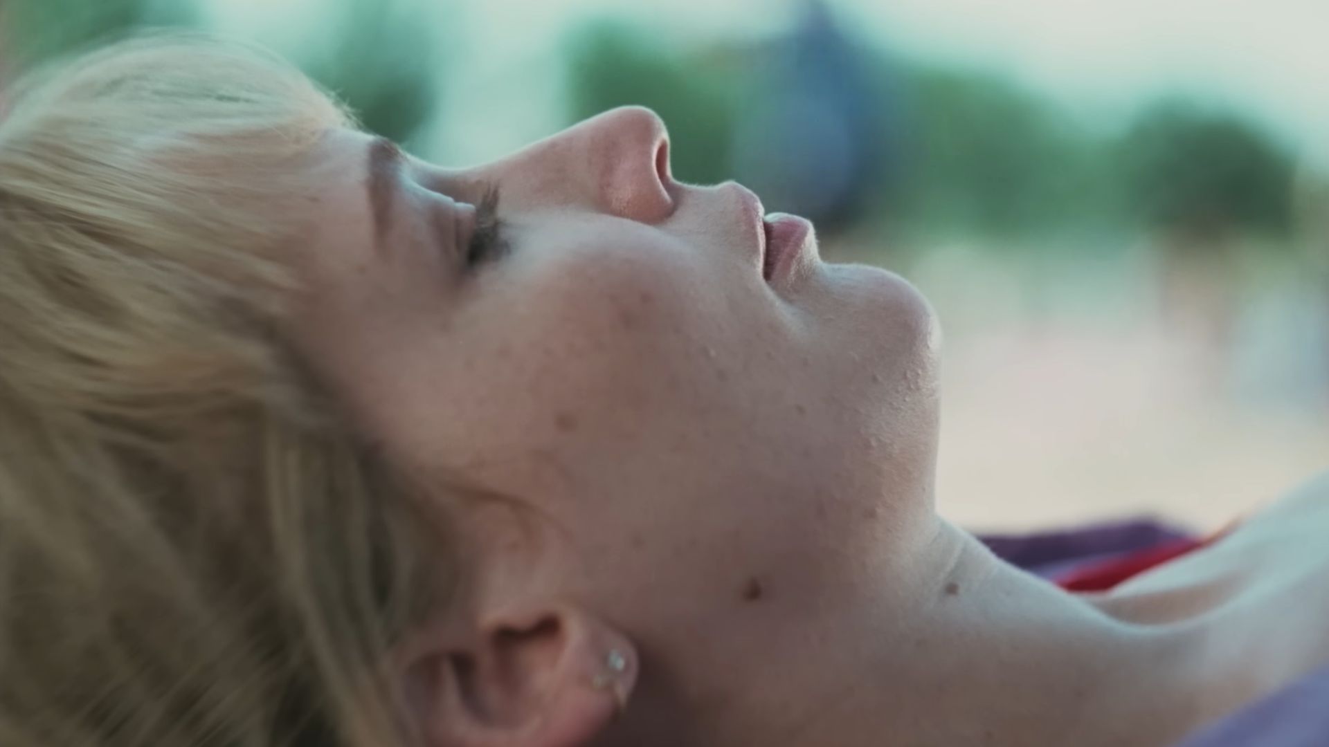 Grace is an aspiring author in Die, My Love. (Image via MUBI)