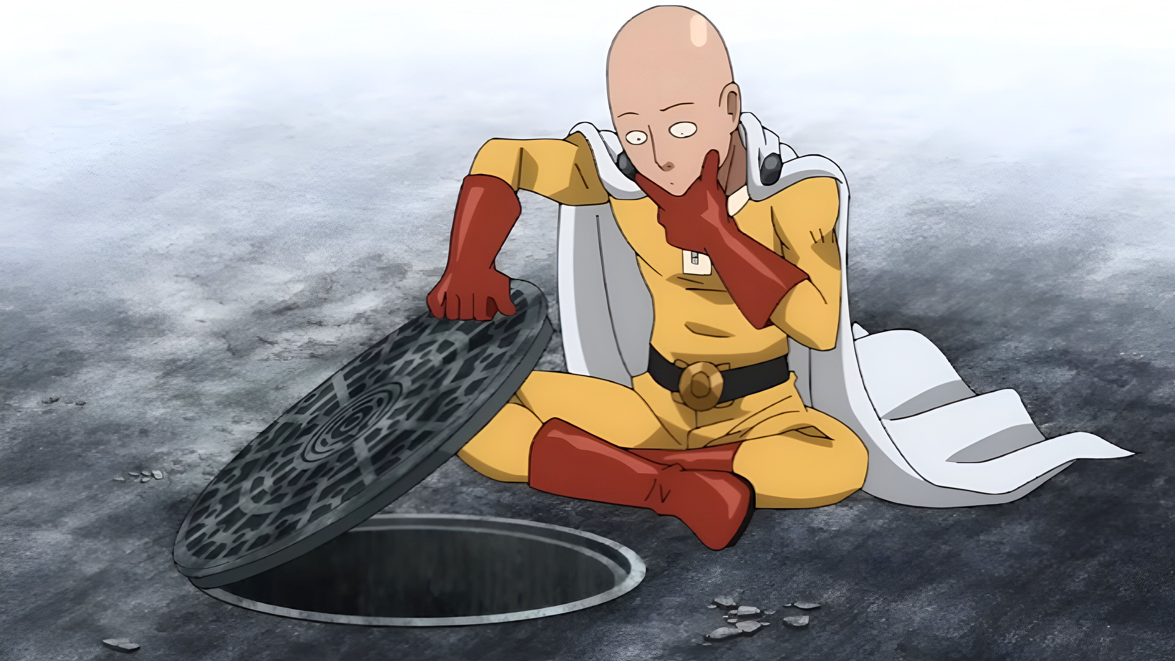 Saitama as seen in One Punch Man Season 3 
