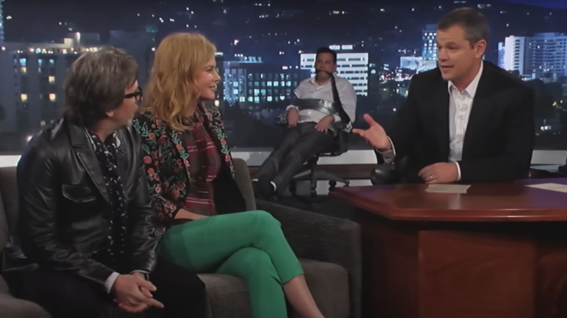 When Matt Damon amusingly took over Jimmy Kimmel Live! (Image via YouTube/Jimmy Kimmel Live)