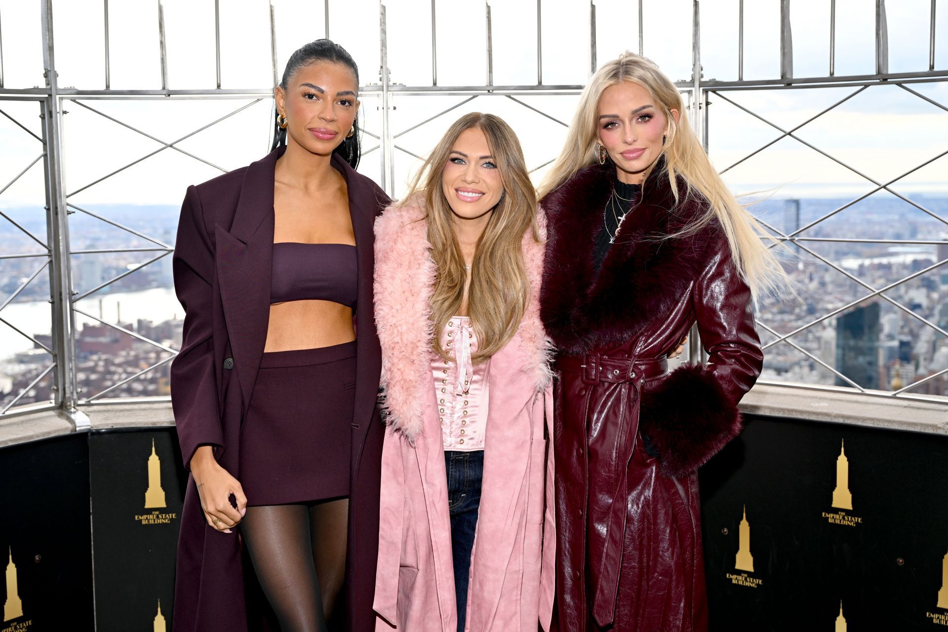Cast of &quot;The Secret Lives of Mormon Wives&quot; Visit the Empire State Building - Source: Getty
