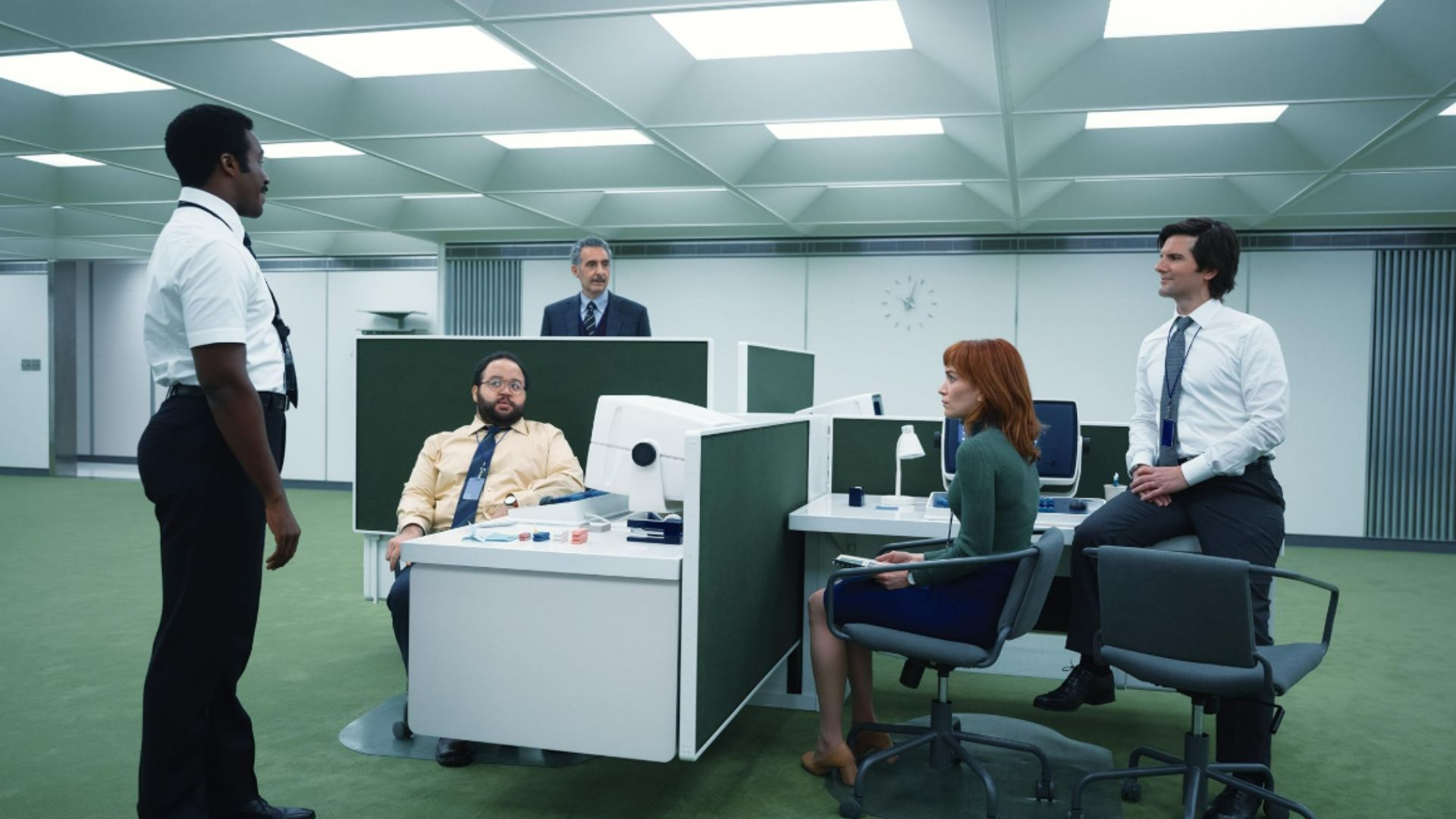A scene from Severance (Image via Apple TV)