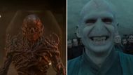 Vecna from Stranger Things Season 5, Vol. 1 & Lord Voldemort from "The Deathly Hallows" Pt. 2 (Image Via. Netflix & HBO Max)