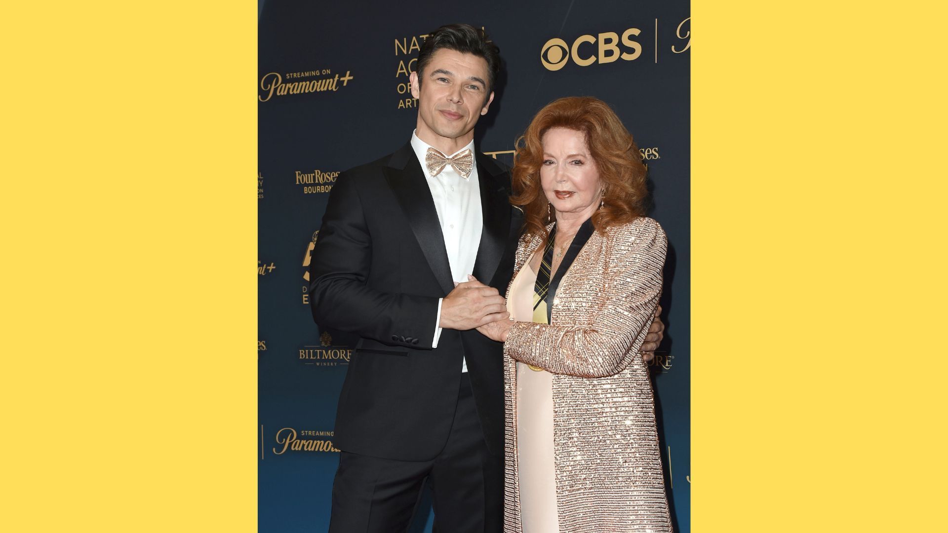Days of our Lives star Paul Telfer (Xander) accompanied Suzanne Rogers (Maggie) to the Daytime Emmys last year, when she was honored with a Gold Circle Award, honoring her contributions to daytime for over 50 years | Image: JPI
