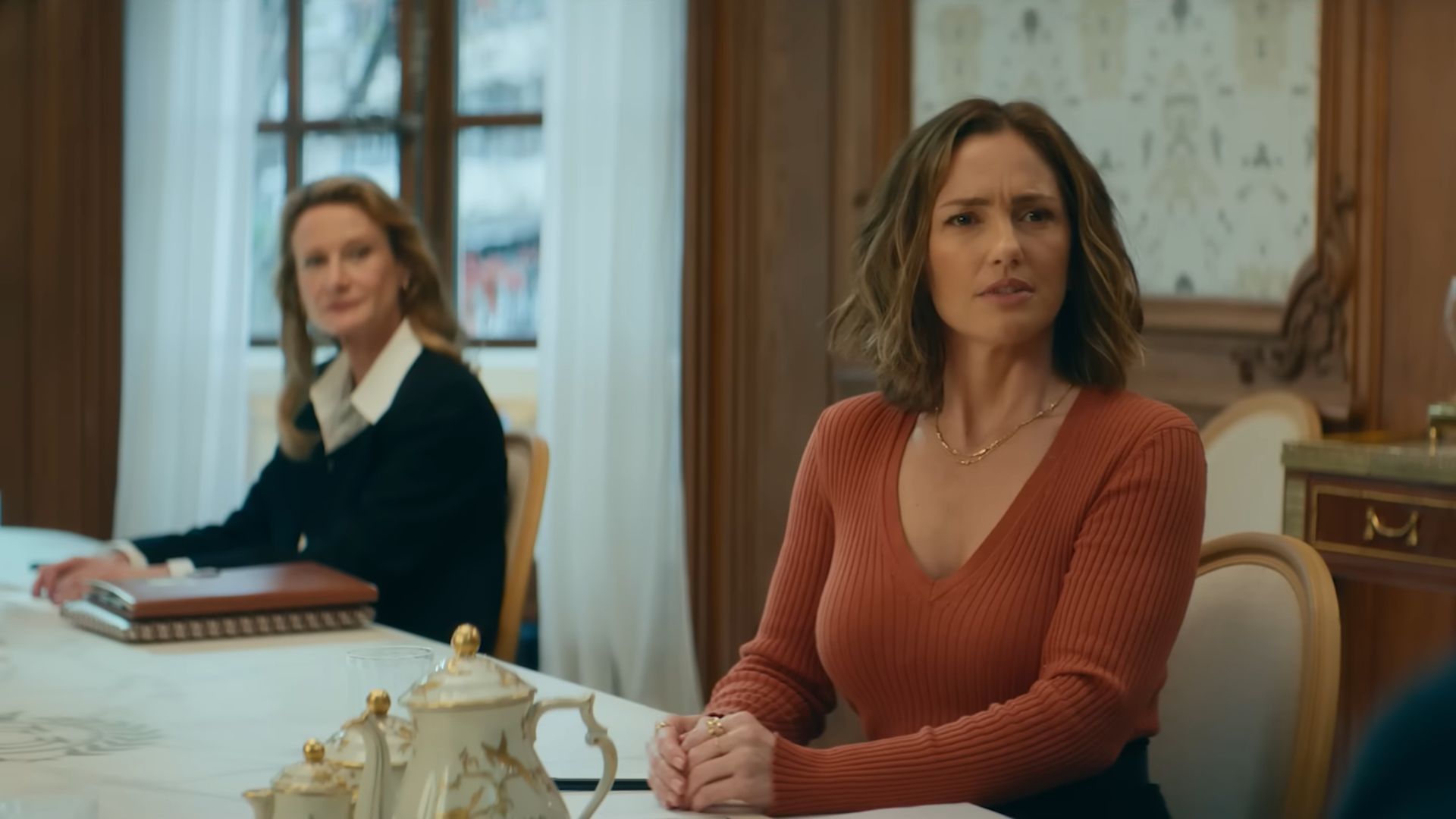 A still from Champagne Problems