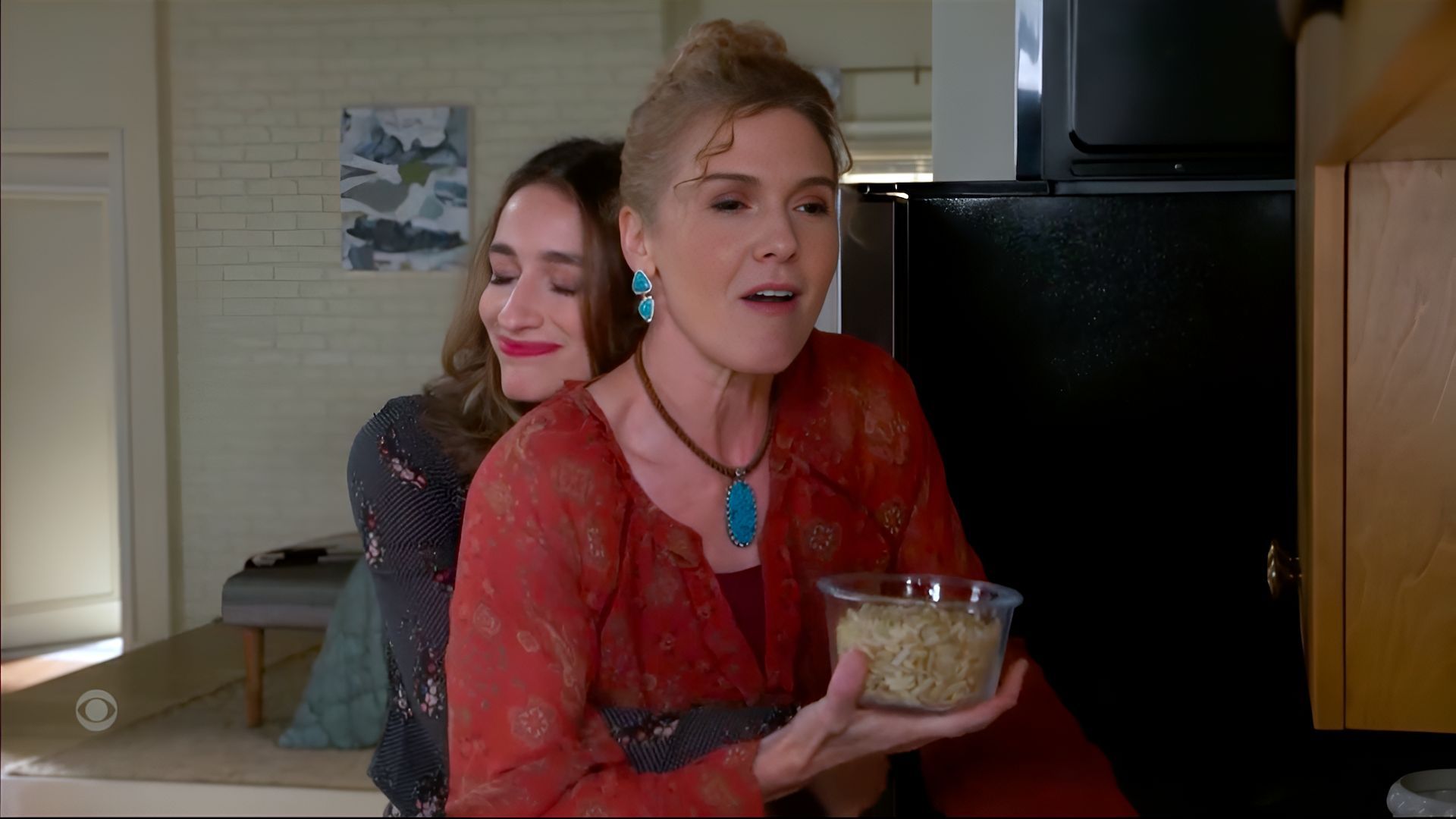 The Morgan women literally and figuratively dished on Beyond the Gates &ndash; seems Derek was left to warm up an old batch of some of his fireman&#039;s chili | Image: CBS