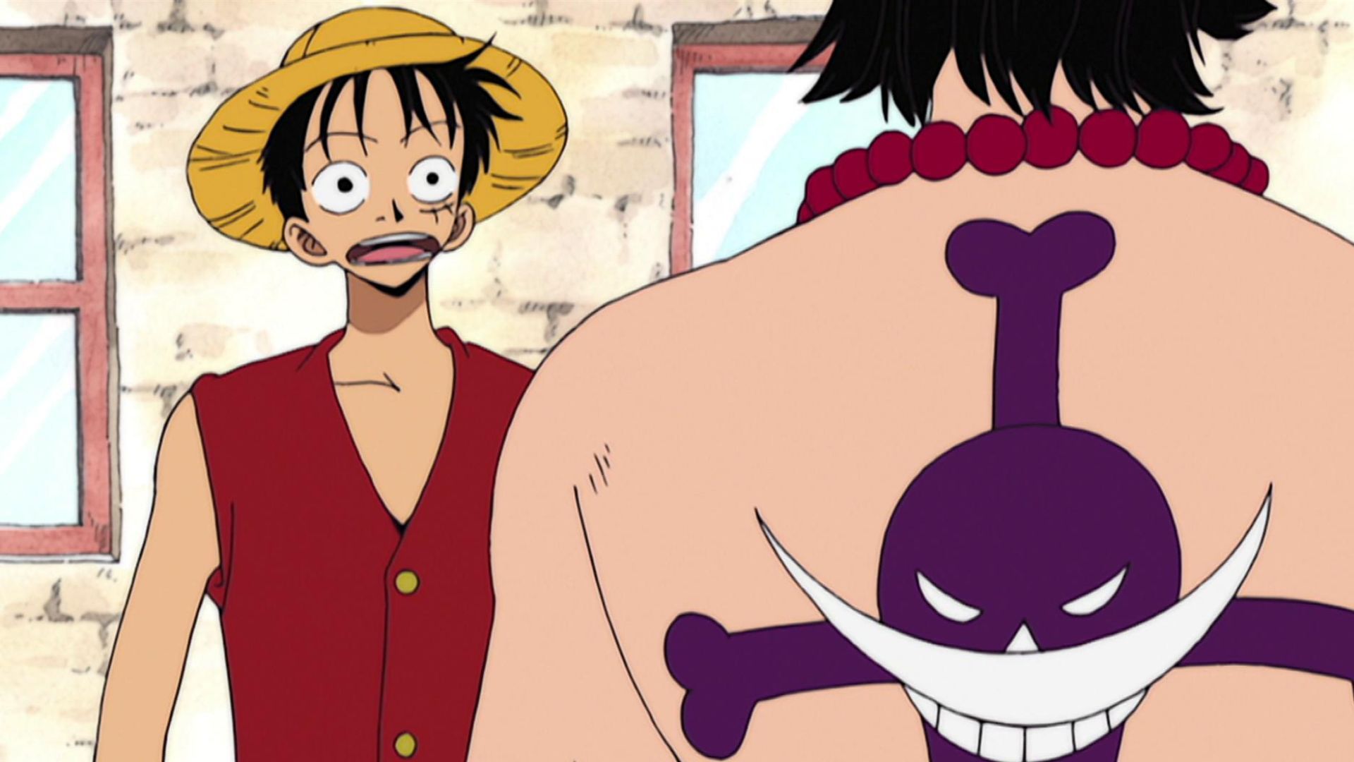 Luffy meeting Ace (Image credit: Toei Animation)