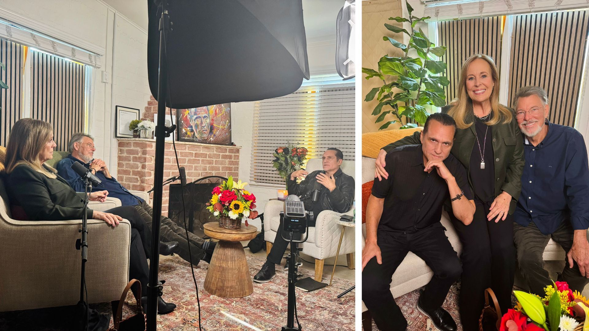 Genie Francis, Jonathan Frakes, and Maurice Benard on State of Mind; General Hospital | Image: State of Mind 