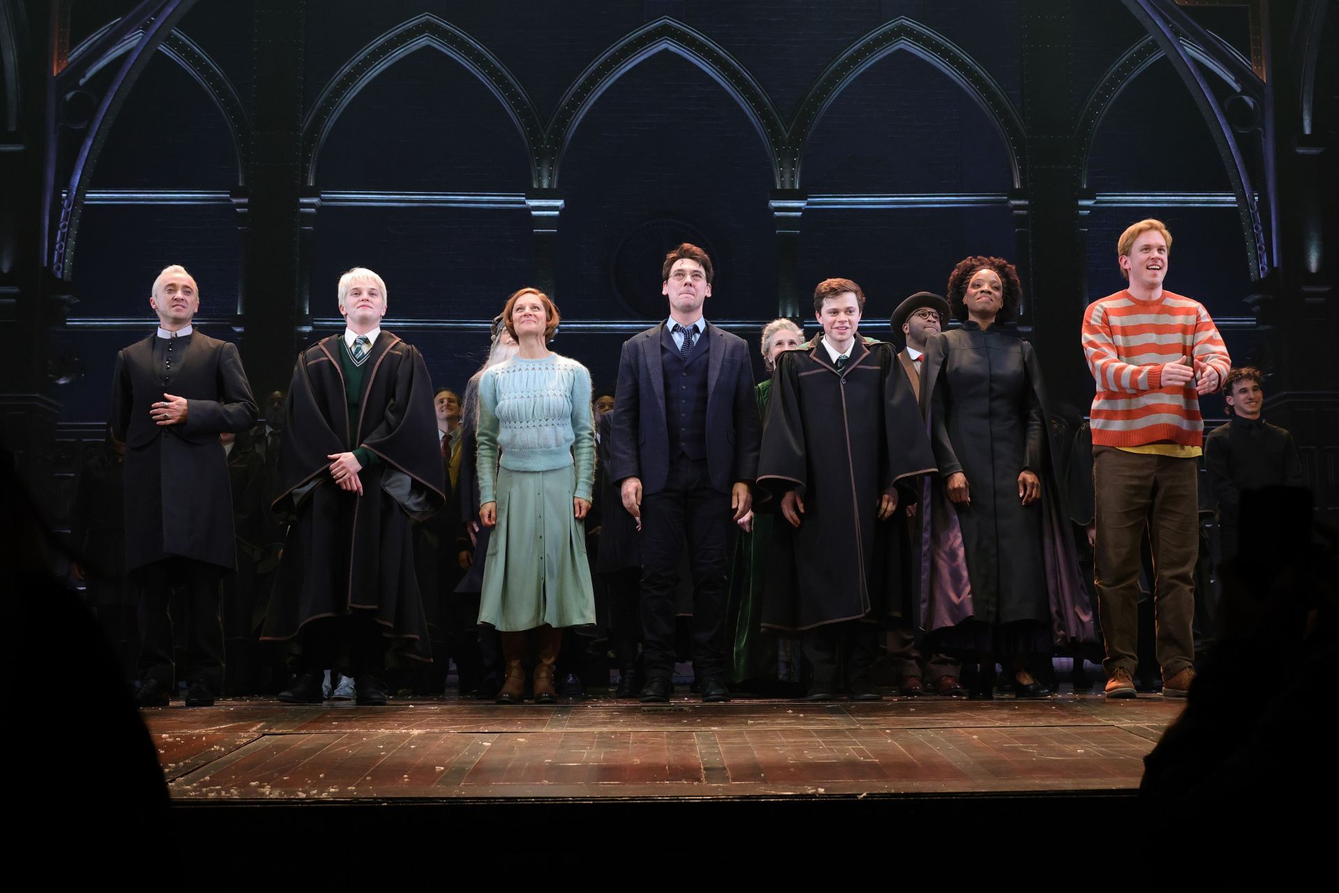 Tom Felton Makes His Broadway Debut As Draco Malfoy In &quot;Harry Potter And The Cursed Child&quot; - Source: Getty