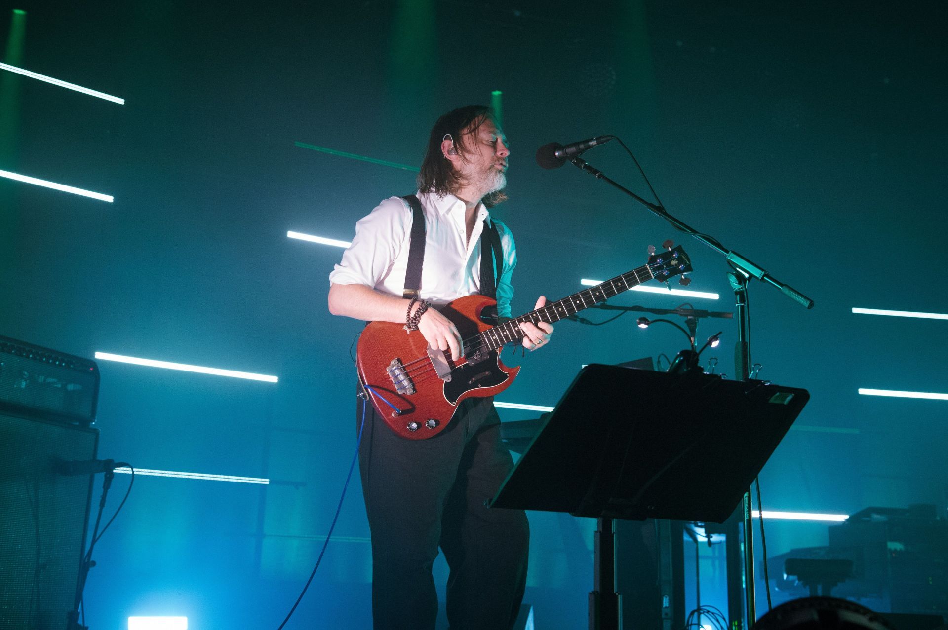 The Smile Performs At La Philharmonie - Source: Getty