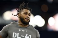 Marshawn Kneeland at NFL Combine - Source: Getty