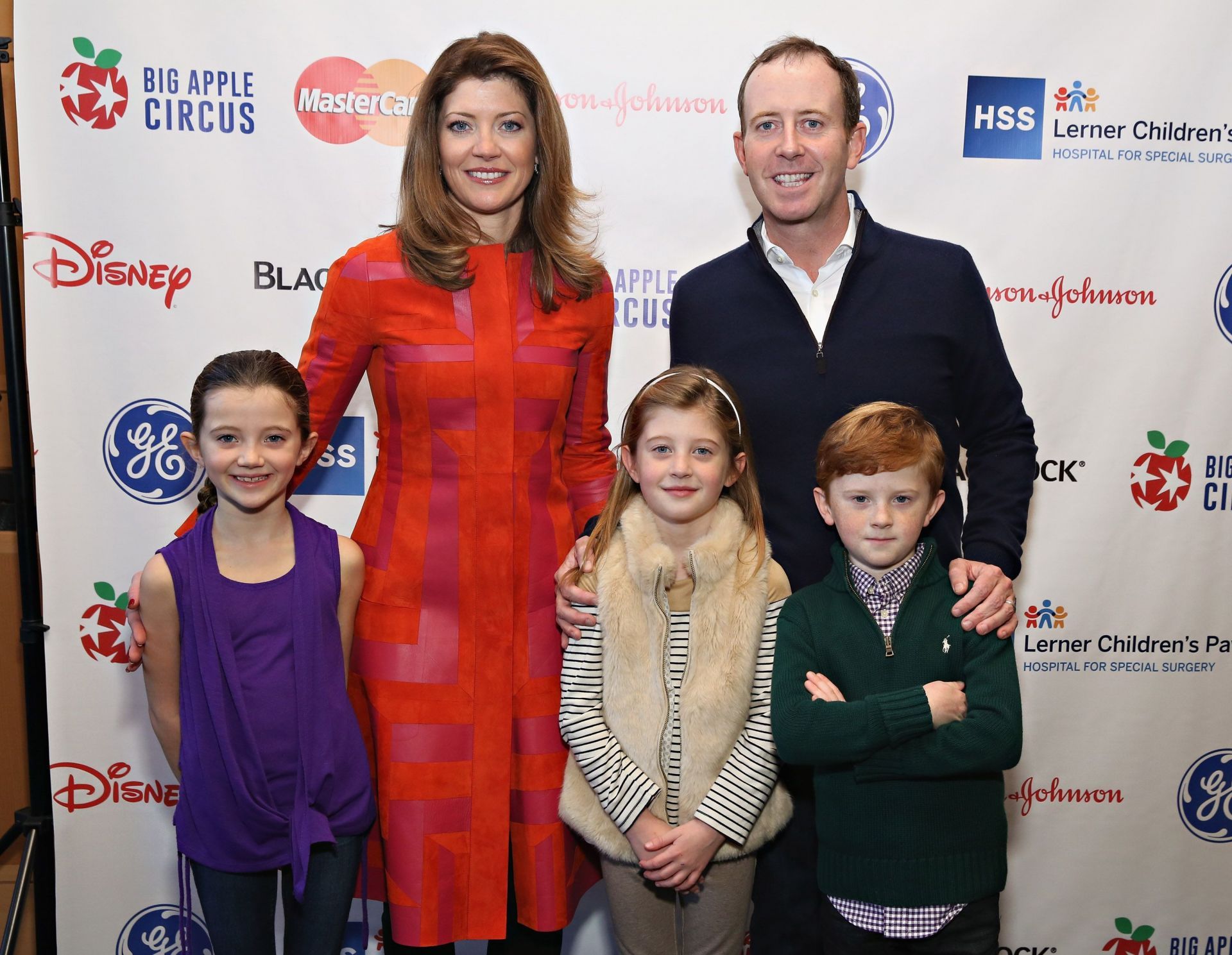 O&#039;Donnell and Tracy with their kids at The Hospital For Special Surgery&#039;s 9th Annual Big Apple Circus Benefit - Source: Getty