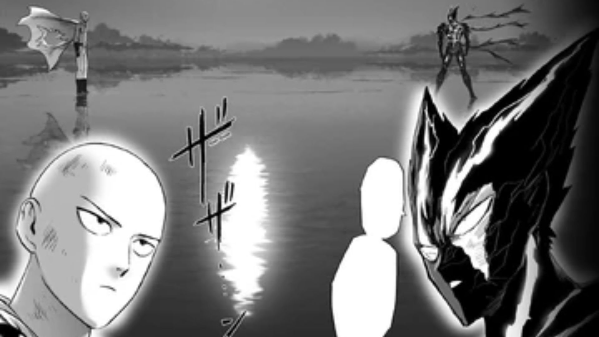 Saitama and Garou (Image Credits: Shueisha)