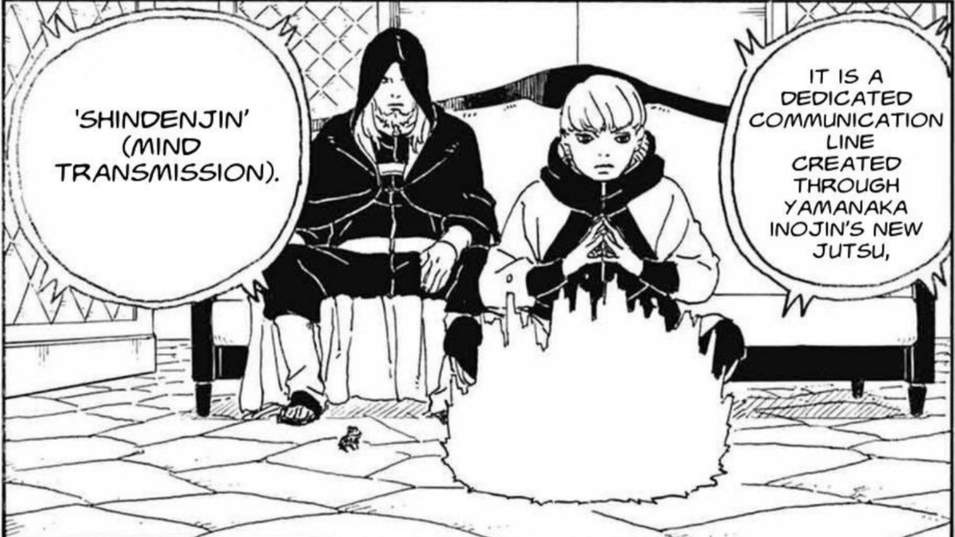 Inojin&#039;s new technique (Image Credit: Shueisha)