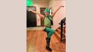 Bowen Yang as Tingle from The Legend of Zelda (Image via Instagram/@fayedunaway)