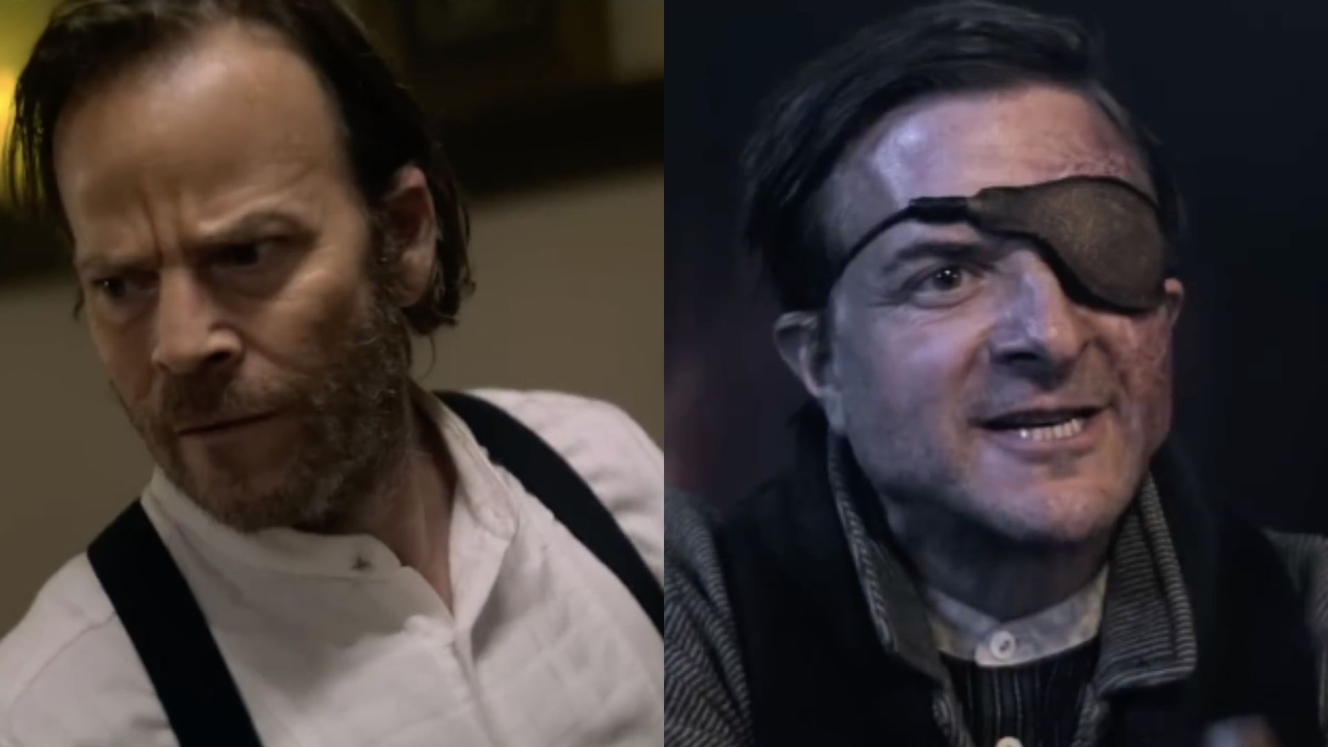 This is a collage of Thomas (Stephen Dorff) and Robert Keller (Jeremy Kent Jackson) in 