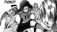 Isagi is doing the same trick Onazi did (Image Source: K Manga)