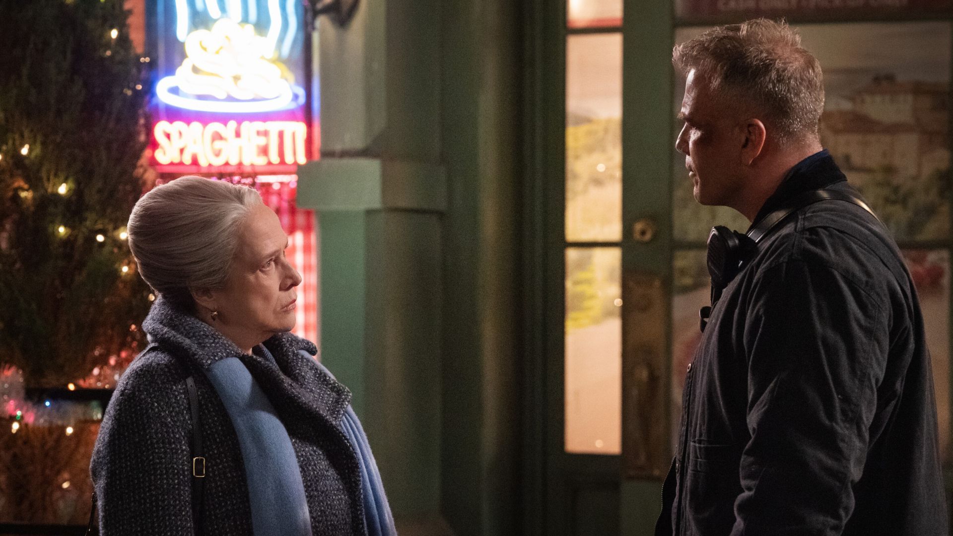 Kathy Bates and Sean Carrigan on Matlock | Image: Michael Yarish/CBS