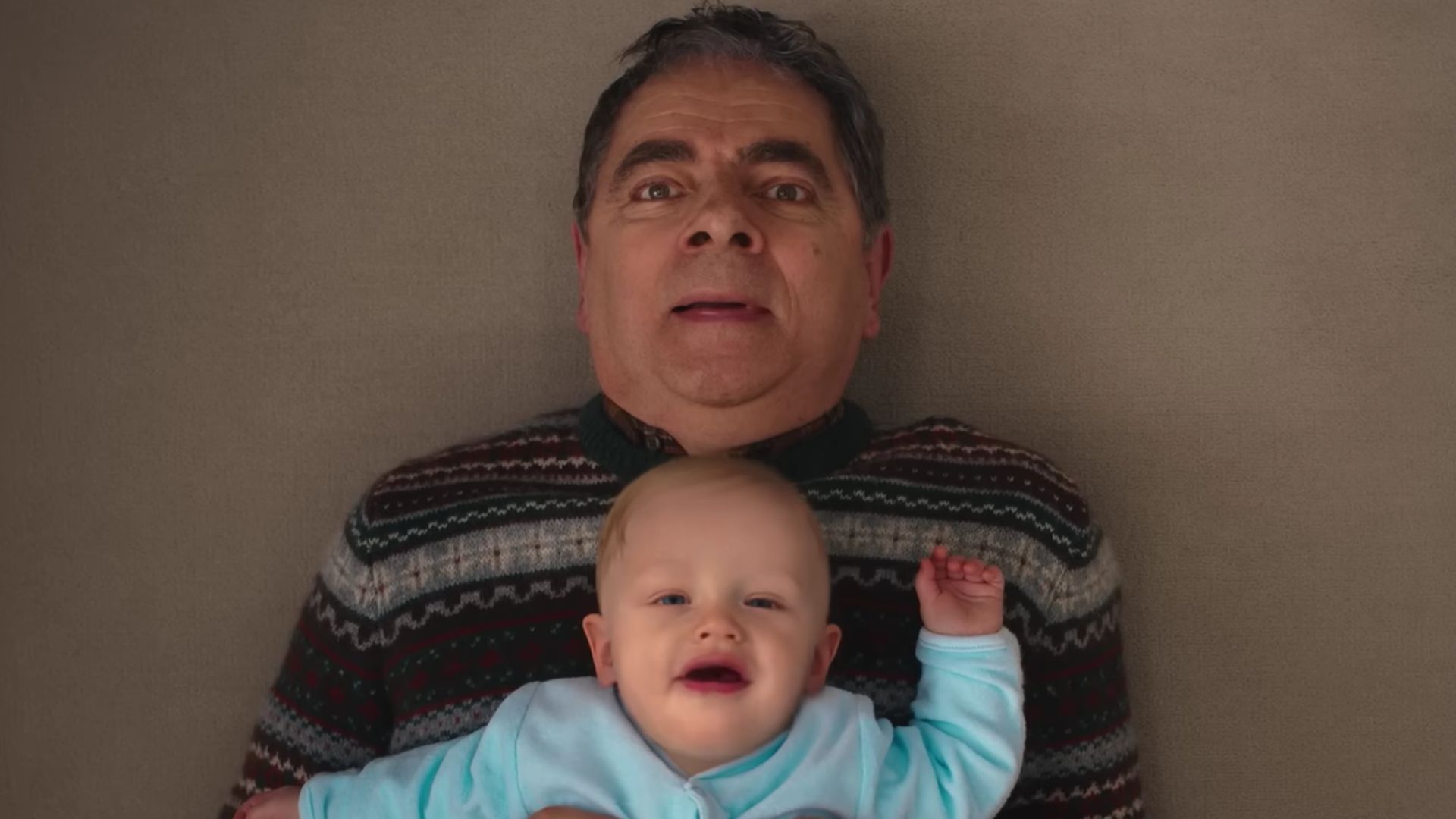 Still from Man vs Baby (Screenshot from YouTube/@Netflix)