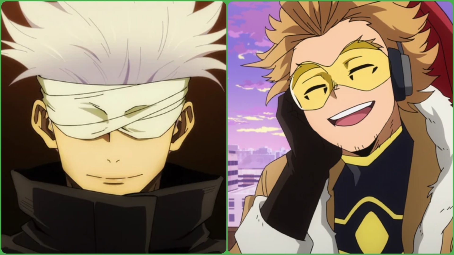 Gojo and Hawks (Image Credit: MAPPA and Studio Bones)