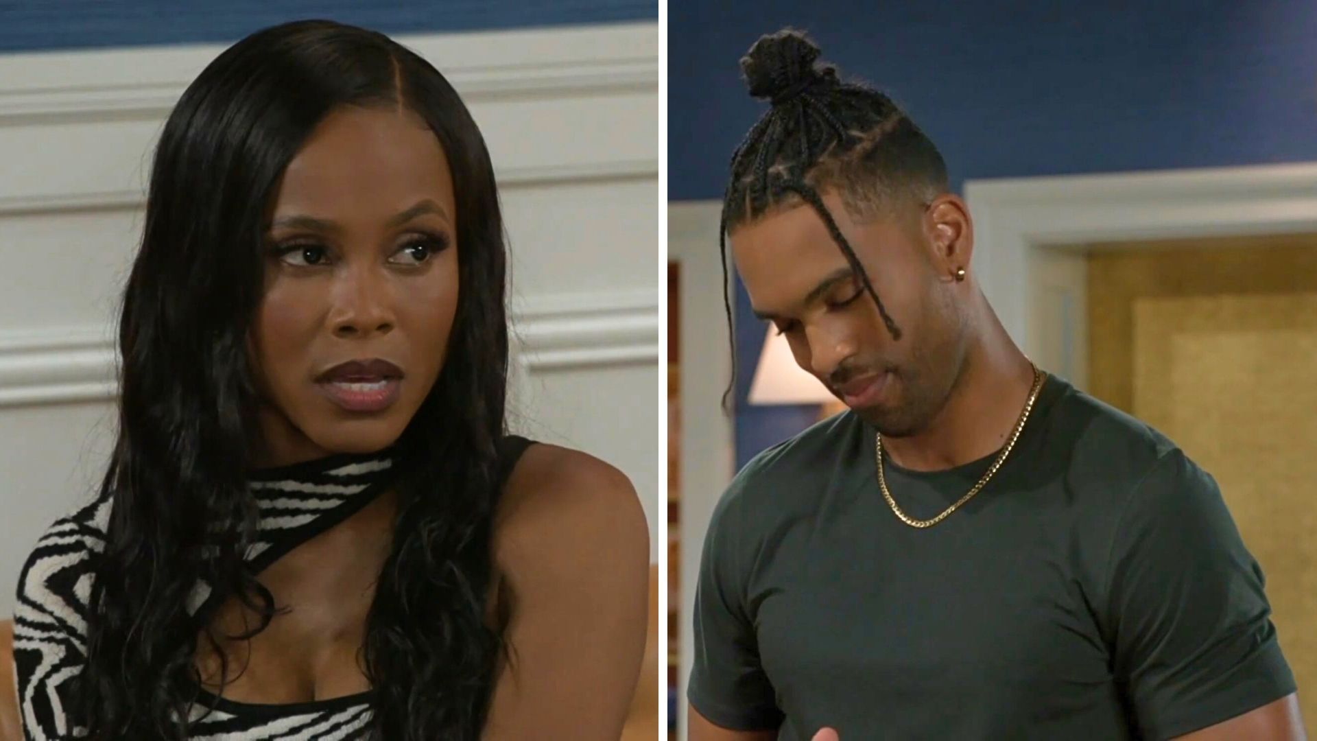 Beyond the Gates: Hayley flirts with Izaiah, rather obviously | Image: CBS