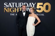 Liev Schreiber and Taylor Neisen at SNL50: The Anniversary Special - Source: Getty