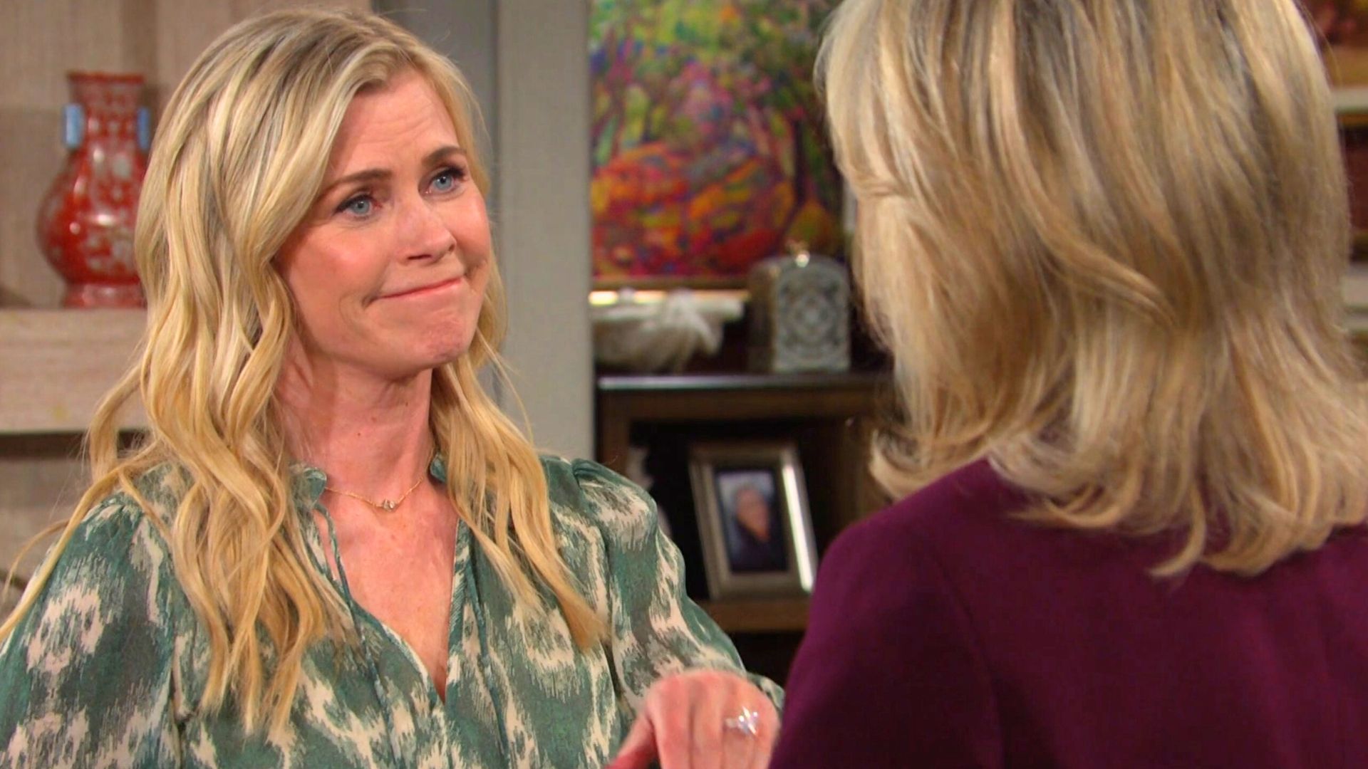 Sami shows off her ring to Marlena | Image: Peacock